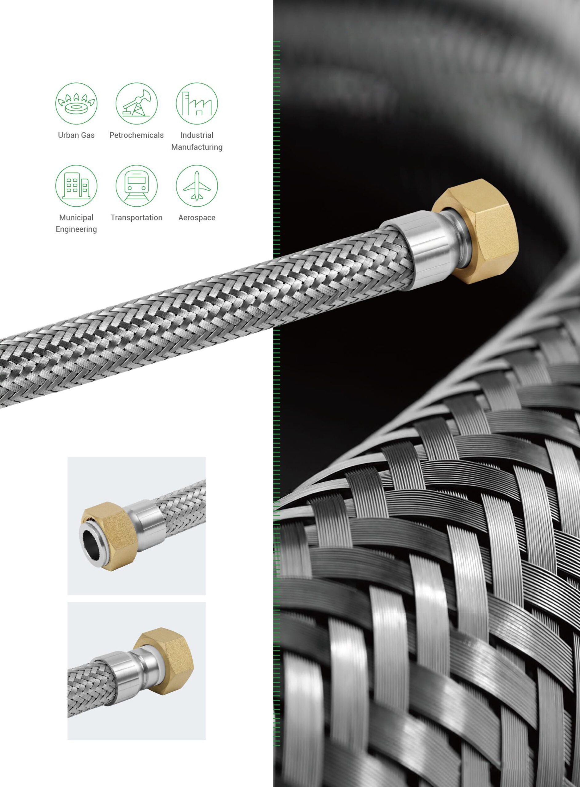 high-pressure-corrugated-metal-flexible-hose